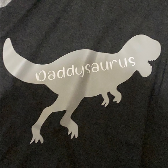 Daddysaurus Rex Raglan Tee - Picture 2 of 2